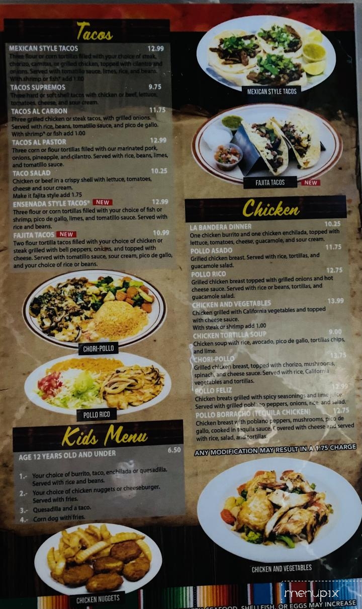 El Jardin Mexican Restaurant - Kingston Springs, TN menu_pic