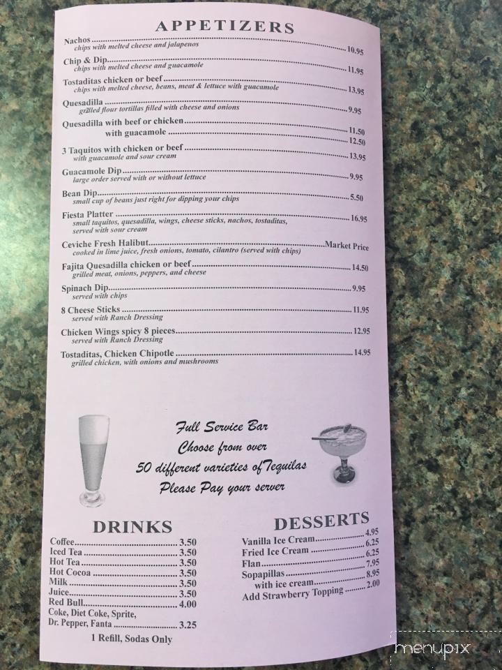 Los Arcos - Anchorage, AK menu_pic