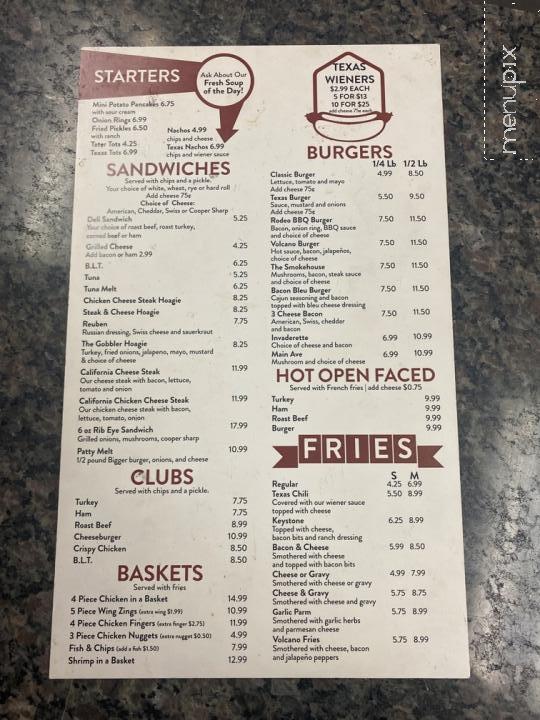 Keystone Restaurant - Scranton, PA menu_pic