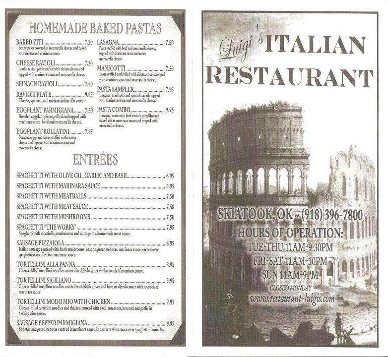 Luigi's Italian Restaurant - Skiatook, OK