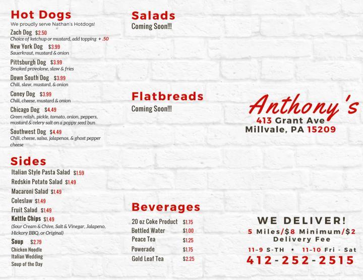 Anthony's Pizza - Millvale, PA