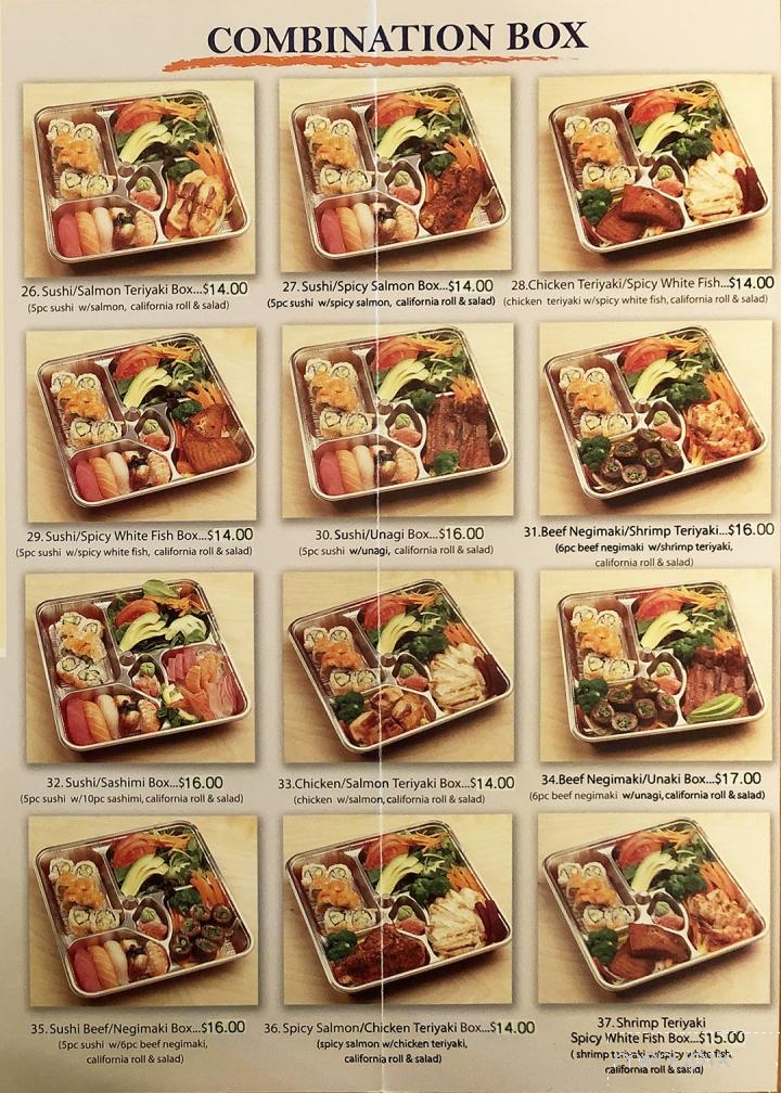 Arigato - North Haledon, NJ menu_pic
