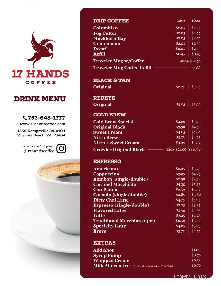17 Hands Coffee - Virginia Beach, VA