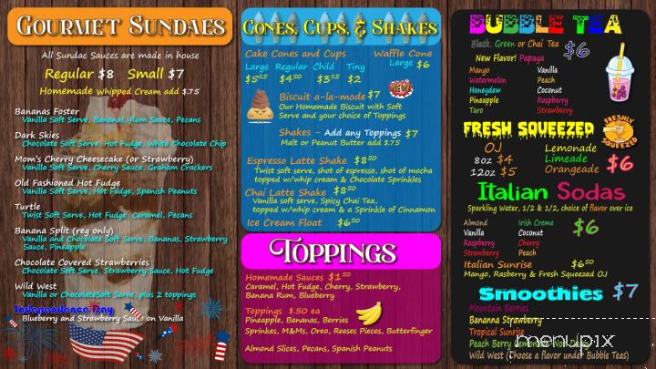 Stage Stop - Westcliffe, CO menu_pic
