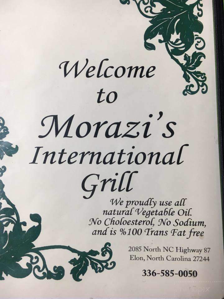 Morazi's Pizza - Elon College, NC menu_pic