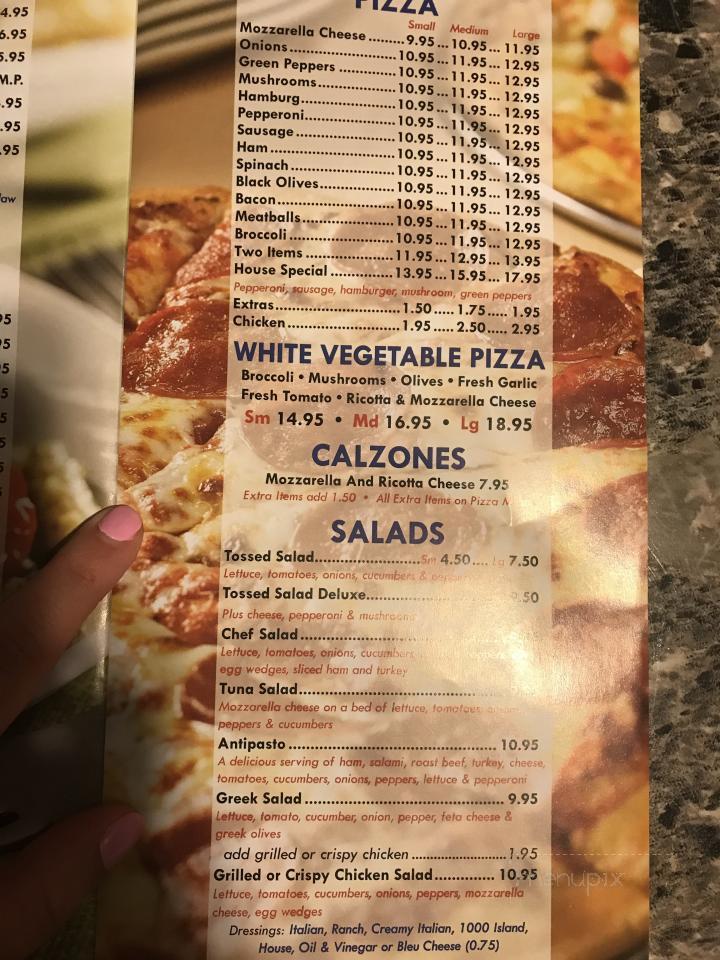 G Alexanders Pizza & Restaurant - Ludlow, MA menu_pic