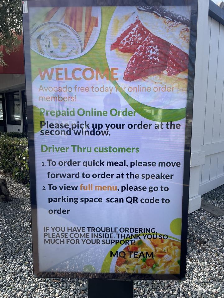 MQ Healthy Food - Millbrae, CA menu_pic