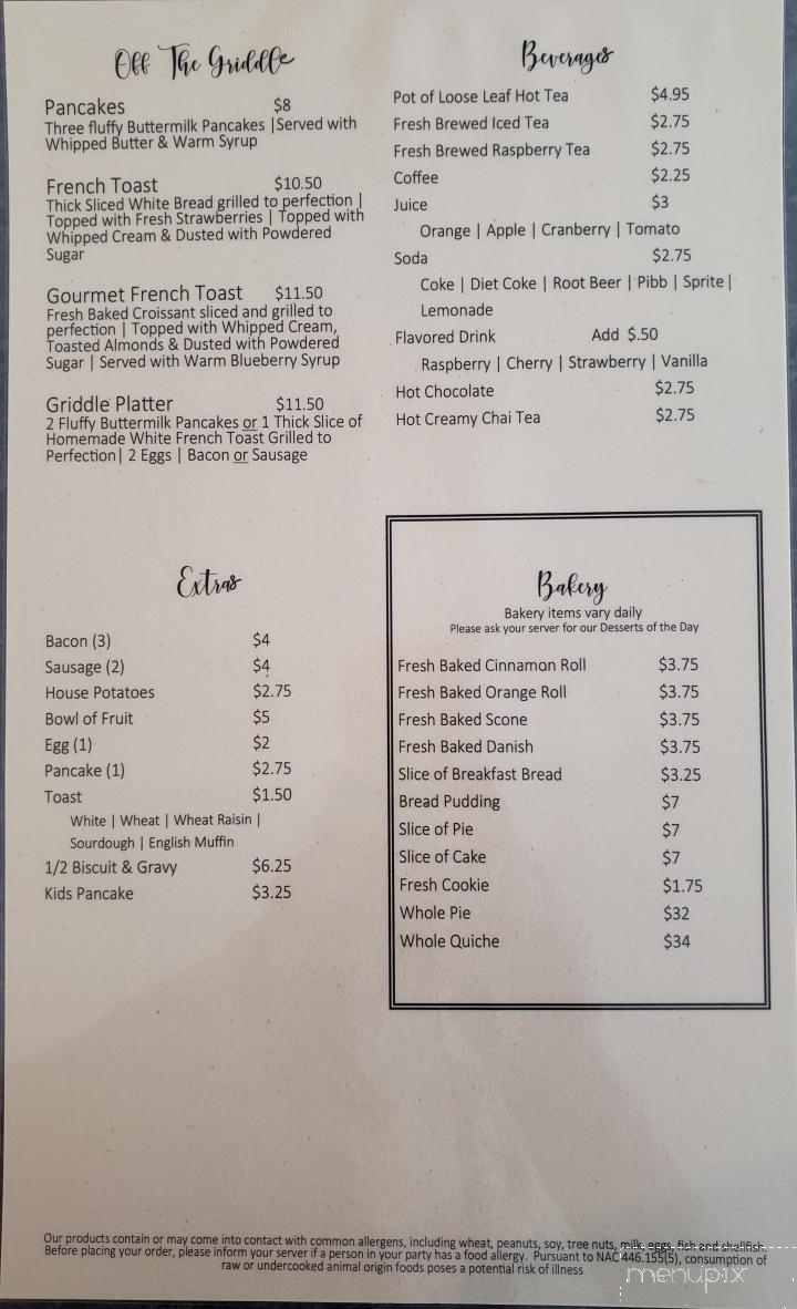 The Courtyard Cafe & Bakery - Fallon, NV menu_pic