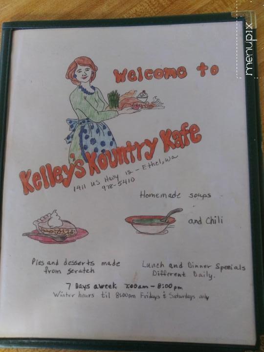 Kelley's Kountry Kafe - Ethel, WA menu_pic