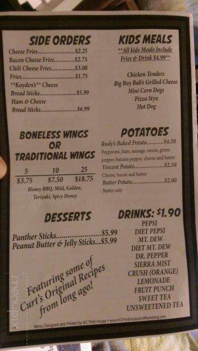 Rudy's Pizzeria - Chesapeake, OH menu_pic