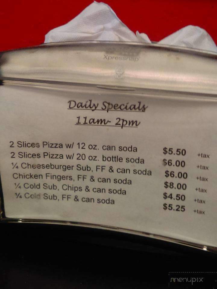 Canisteo Pizzeria - Canisteo, NY menu_pic