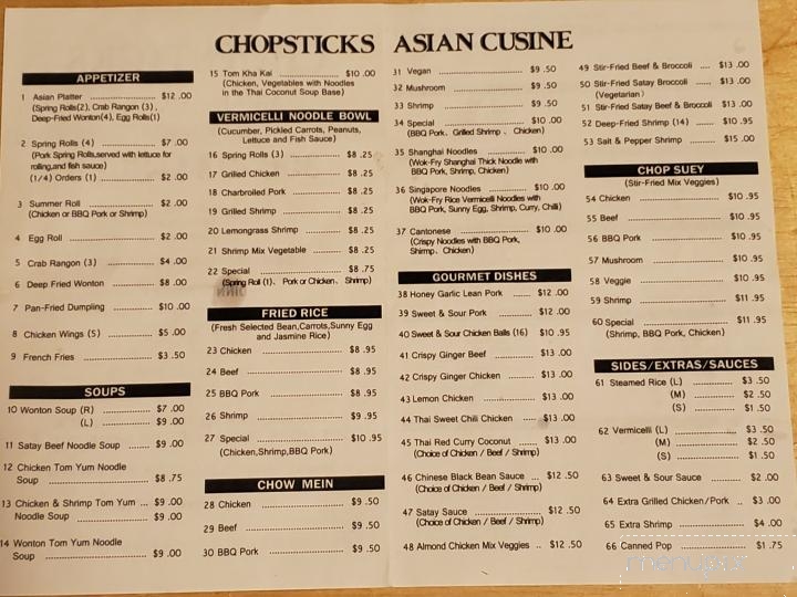 Chopsticks Asian Cuisine - Warman, SK