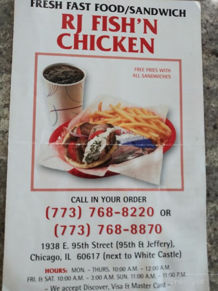Rj Sandwich Fish and Chicken - Chicago, IL