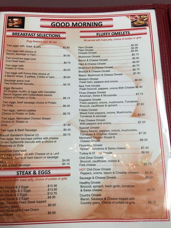 Chili Diner - Rochester, NY menu_pic