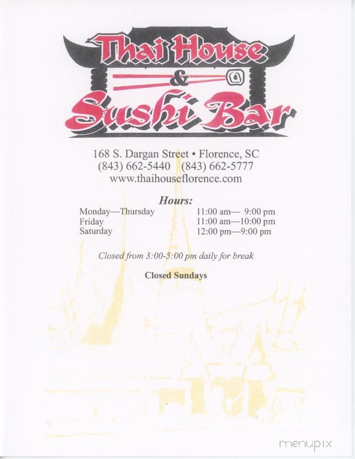 Thai House #2 and Sushi Bar - Florence, SC