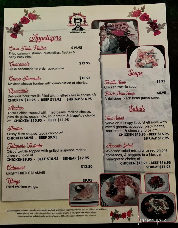 Cinco De Mayo Bar & Restaurant - North Haledon, NJ menu_pic