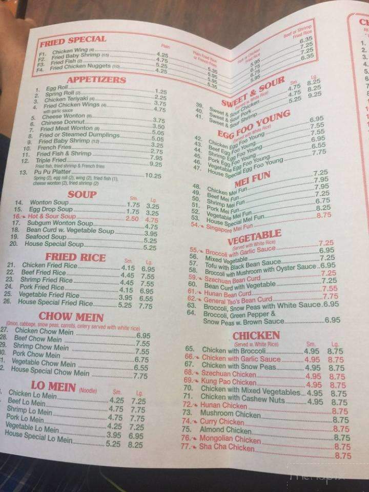 Lucky Panda - Slidell, LA menu_pic