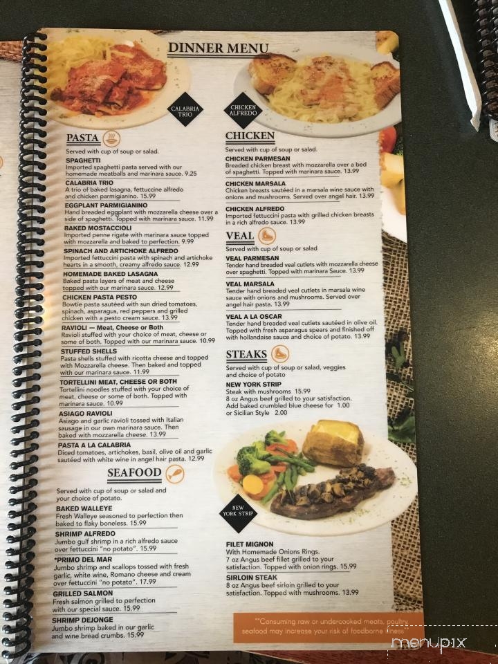 Calabria Restaurant - Elkhorn, WI