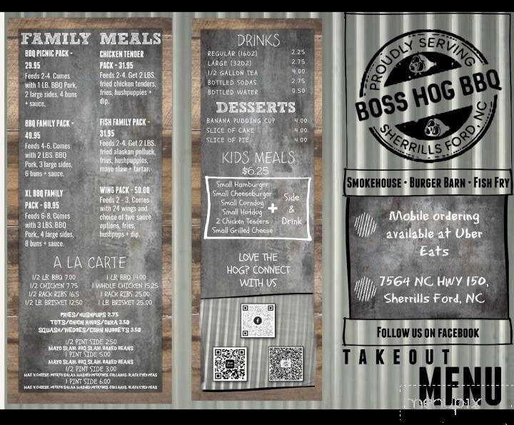 Boss Hog BBQ Restaurant - Sherrills Ford, NC
