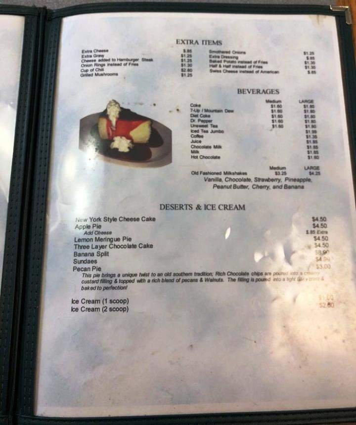 Theo's Family Restaurant - Greer, SC menu_pic