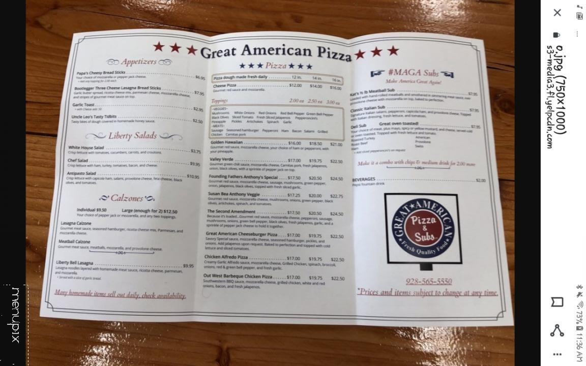 Menu Of Great American Pizza Subs In Golden Valley AZ 86413 menu-of-great-american-pizza-subs-in-golden-valley-az-86413