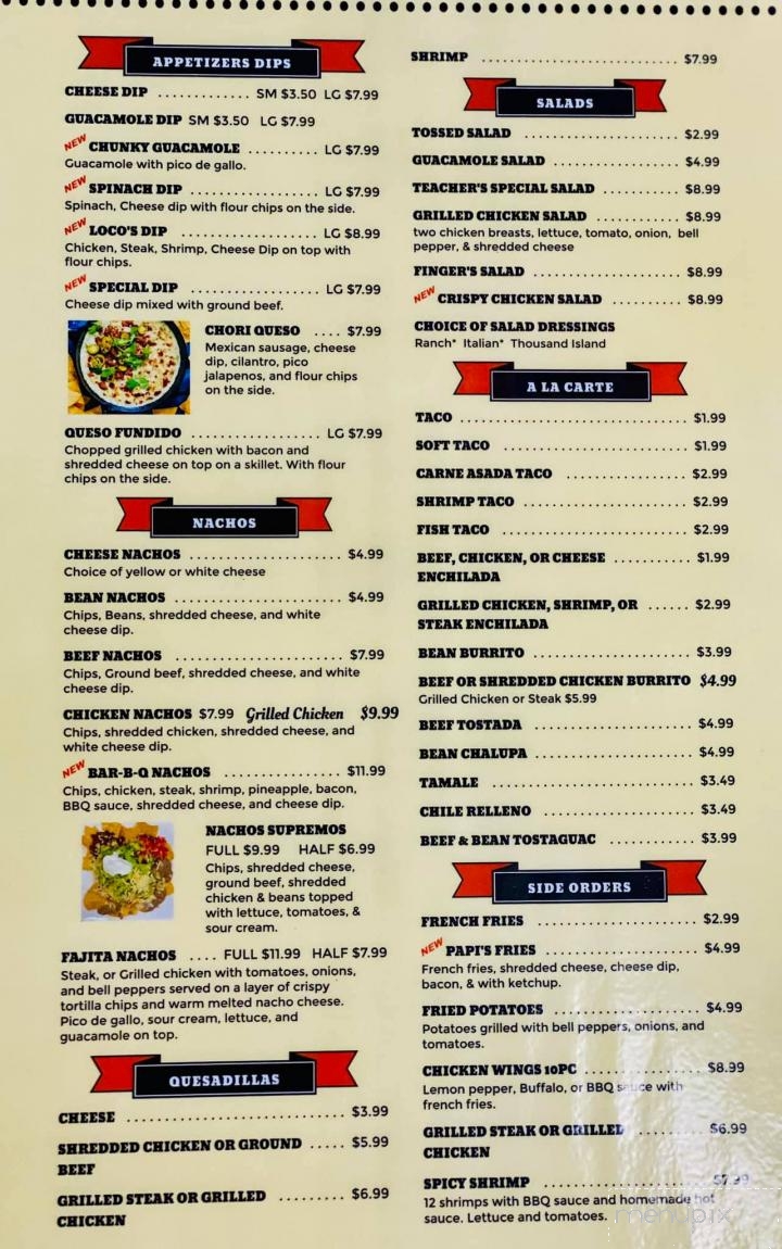 El Mariachi - Hazel Green, AL menu_pic