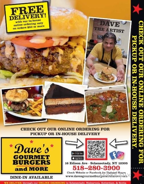 Dave's Gourmet Burgers and More - Schenectady, NY