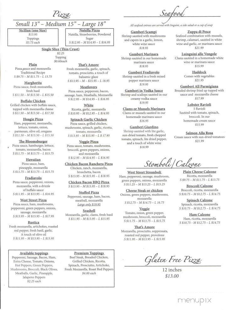 That's Amore - Bloomsburg, PA menu_pic