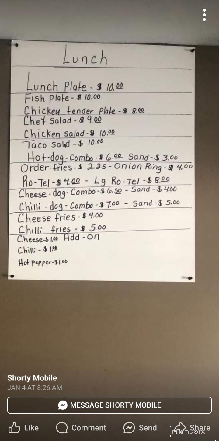 Shorty Mobile - Inverness, MS menu_pic