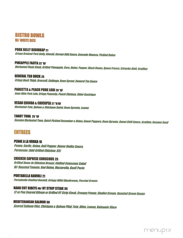 River Bistro - Binghamton, NY menu_pic