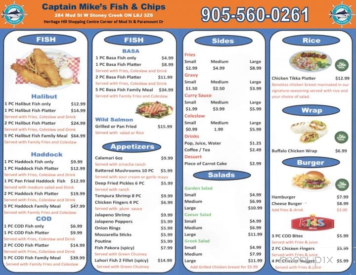 Captain Mike's Fish & Chips - Stoney Creek, ON