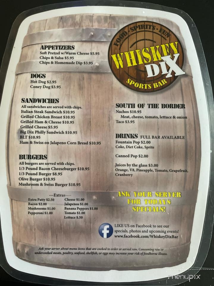 Whiskey Dix - Saginaw, MI