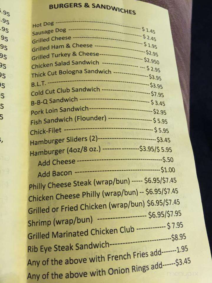 Good Fellas Grill - Sanford, NC menu_pic