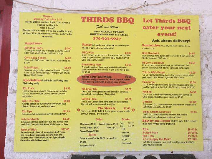 Third's BBQ - Bowling Green, KY