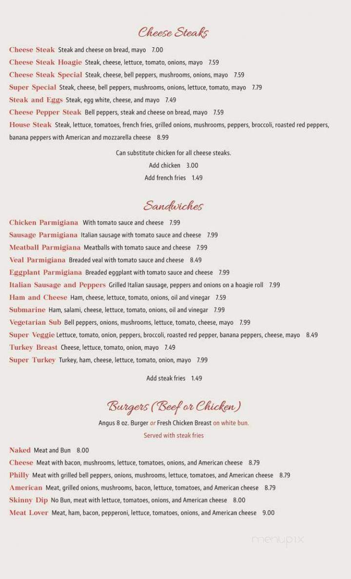 Elizabeth's Pizza - Wilmington, NC menu_pic