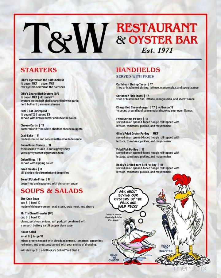 T&W Restaurant & Oyster Bar - Swansboro, NC