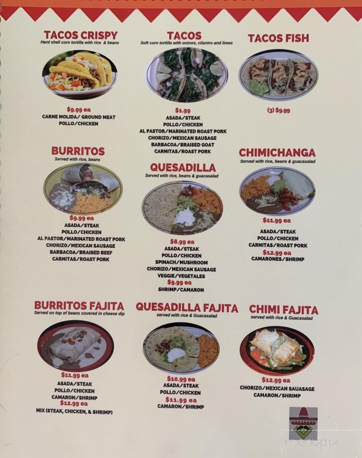 El Comal - Saint Louis, MO menu_pic
