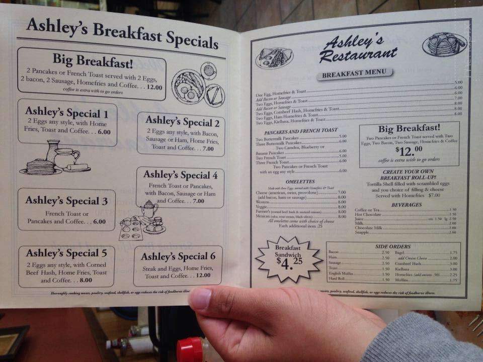 Ashley's - Hartford, CT menu_pic