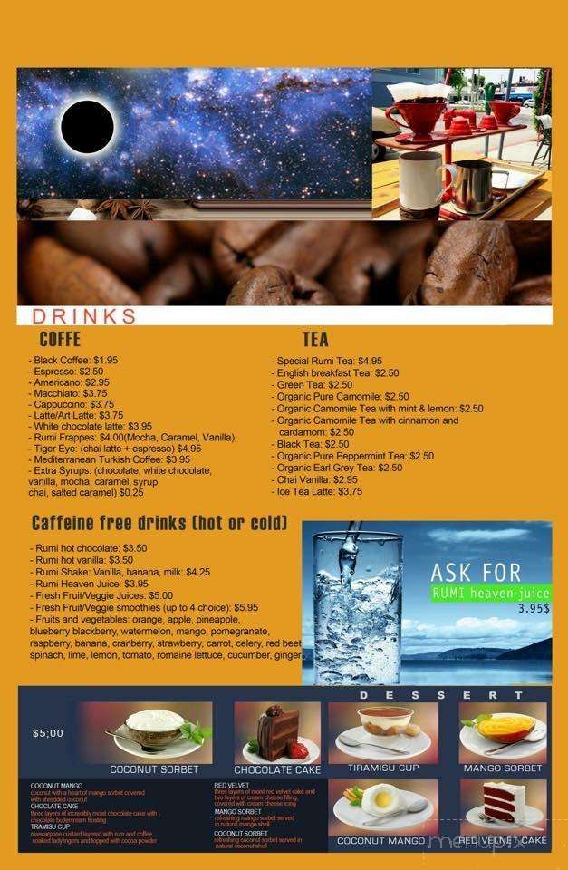 Rumi Cafe - Sherman Oaks, CA menu_pic