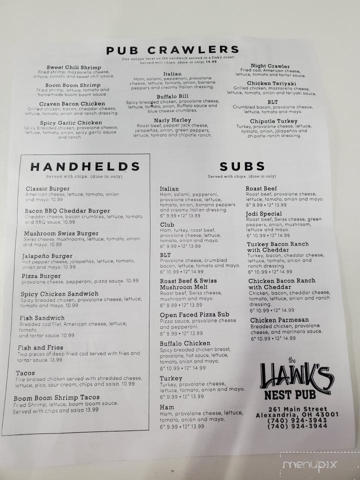 Hawks Nest Pub - Alexandria, OH