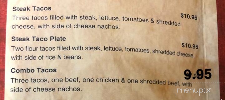 The Taco King - Albert Lea, MN menu_pic