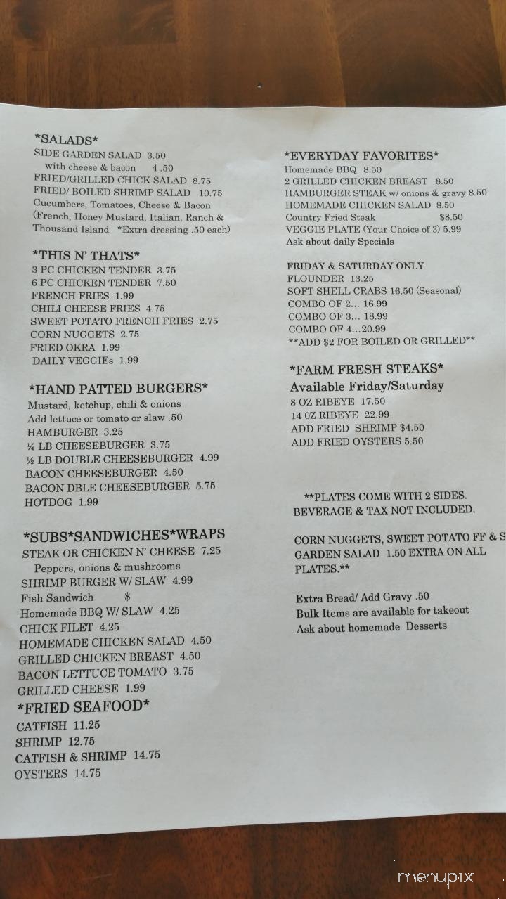 Online Menu Of Old Town Country Kitchen