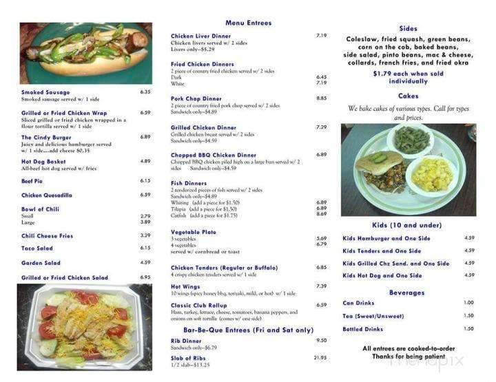 La Bamba Mexican Bar Grill - Villa Rica, GA menu_pic