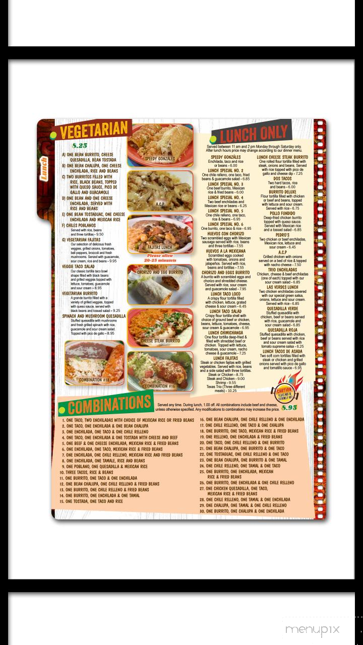 El Jalapeno - Summerville, SC menu_pic