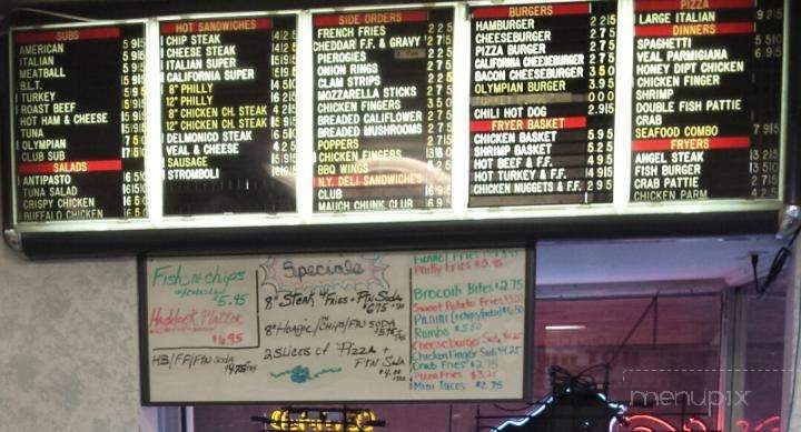 Tommy's Subs - Jim Thorpe, PA menu_pic