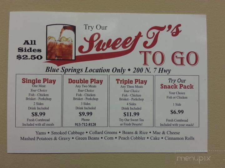 Sweet T's Soul Food - Blue Springs, MO menu_pic