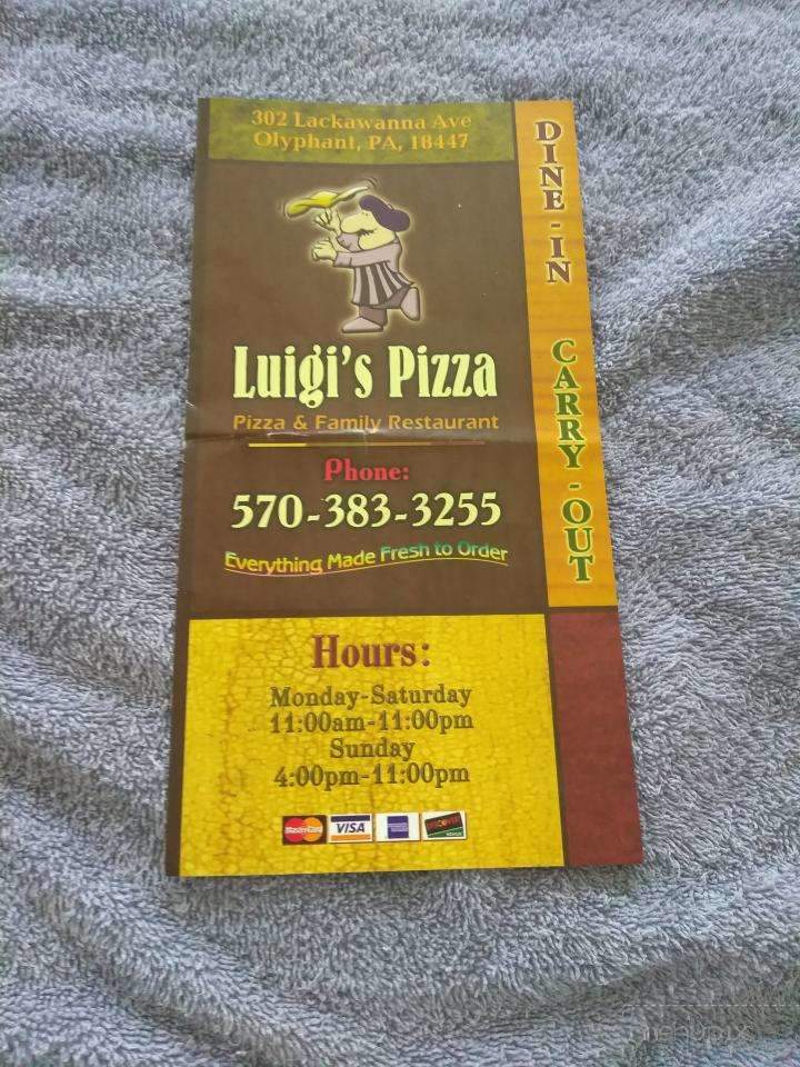 Luigi's Pizza & Hoagies - Olyphant, PA menu_pic