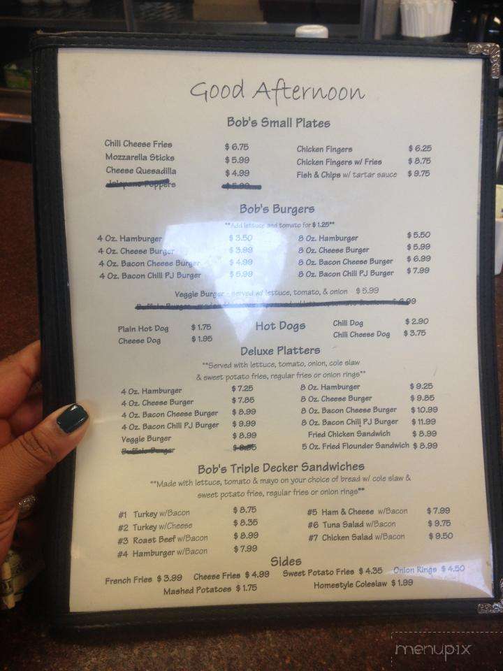 Bob's Diner - Brewster, NY menu_pic