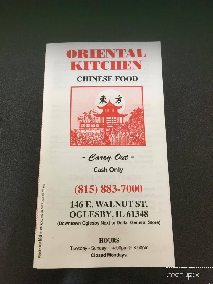 Oriental Kitchen - Oglesby, IL