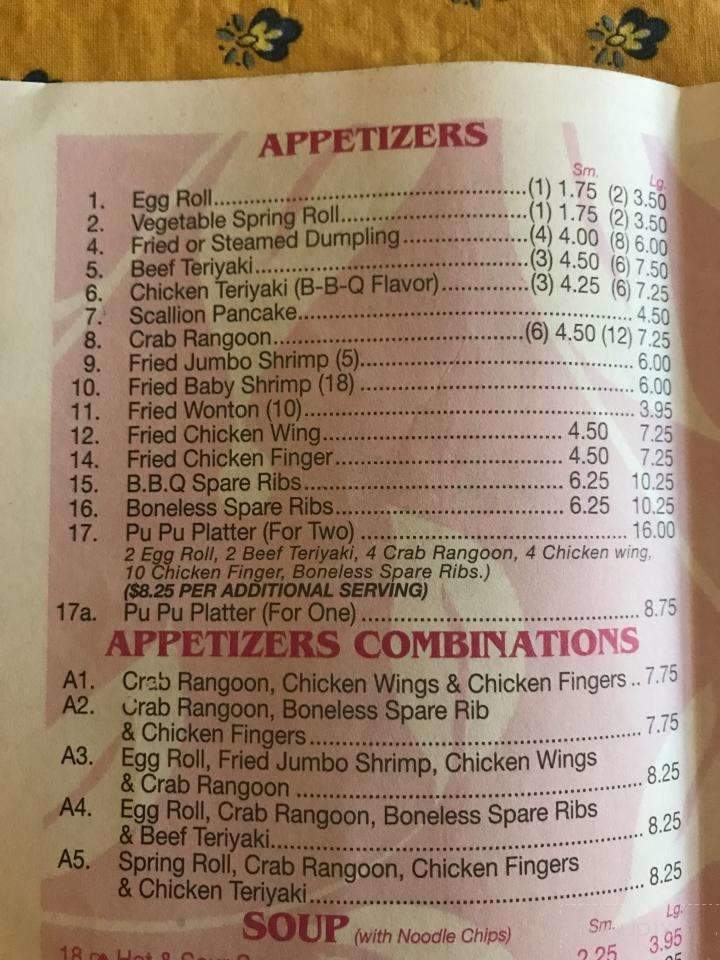 Lucky Fortune - Epping, NH menu_pic
